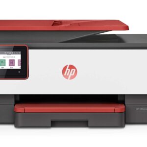 HP OfficeJet Pro 8035 All-in-One Wireless Printer - Includes 8 Months of Ink, HP Instant Ink, Works with Alexa - Coral (4KJ65A)