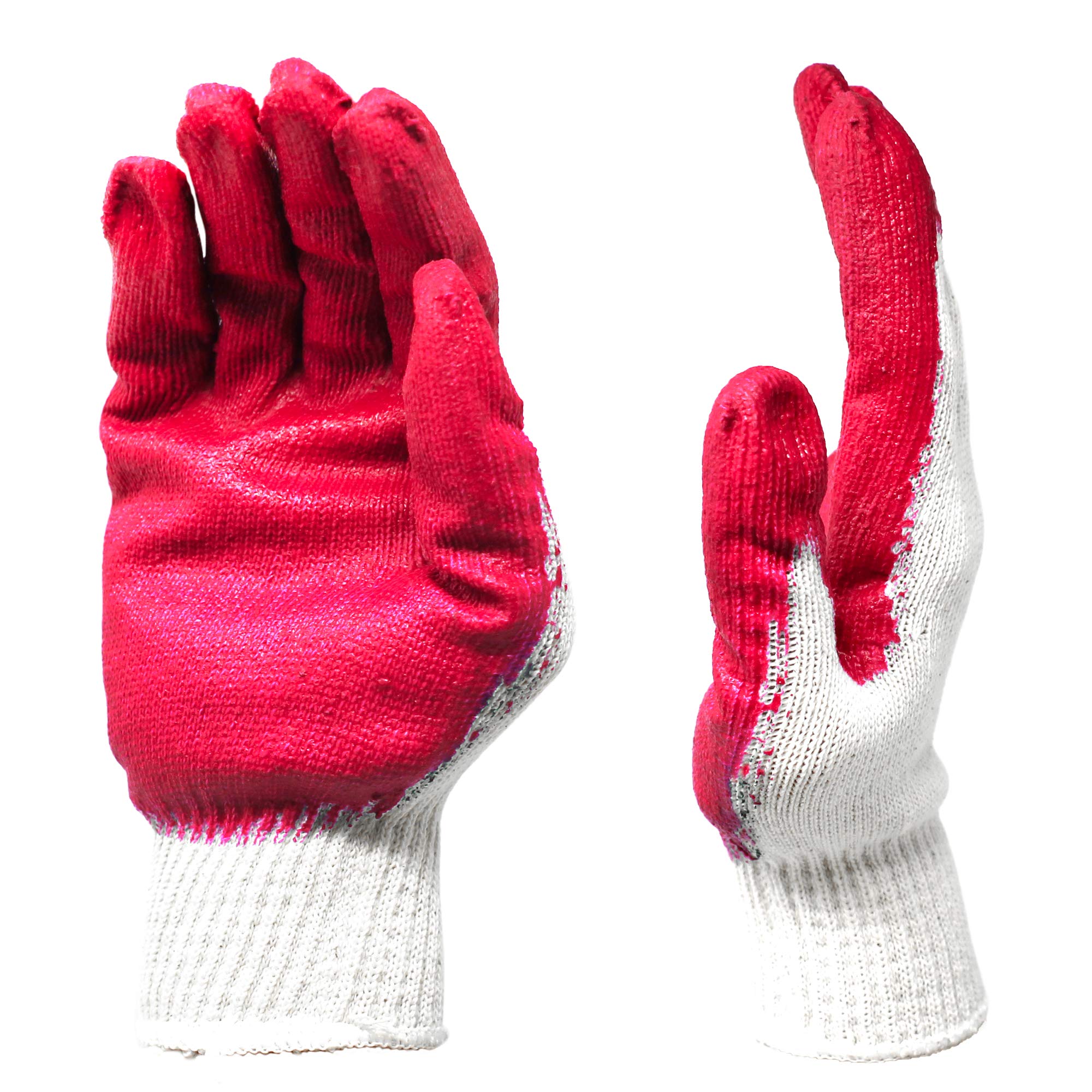 CBC Crown PREMIUM Non-Slip Red Latex Rubber Palm Coated Work Safety Gloves Garden Gloves (300 PAIRS)