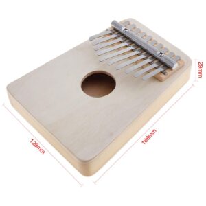 YiPaiSi 10 Keys Kalimba Thumb Piano, Portable Likembe,Sanza, Mbira Finger Piano, Kalimba Mbira Likembe Sanza Finger Hand Thumb, Birthday Gift For Kids Adult Beginners