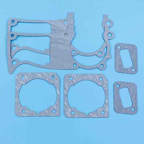 Ants-Store - Crankcase Cylinder Muffler Gaskets Set For Husqvarna 340 345 346XP 350 353 Jonsered CS 2141 2145 2150 2152 2153 Chainsaw