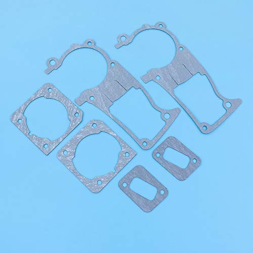 Ants-Store - Crankcase Cylinder Muffler Gaskets Set For Husqvarna 340 345 346XP 350 353 Jonsered CS 2141 2145 2150 2152 2153 Chainsaw