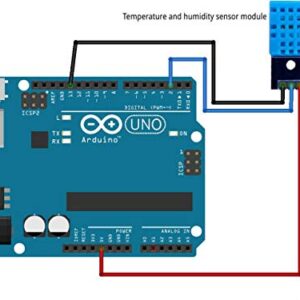 Ardest DHT11 Temperature and Humidity Sensor Module with Cable for Arduino Uno Raspberry Pi 2 3 3B RPi3 ESP-12E