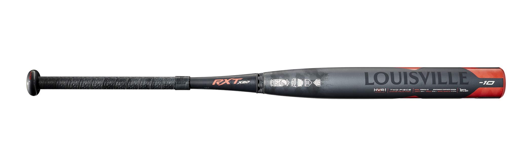 Louisville Slugger 2020 RXT X20 (-10) Fastpitch Bat, 33"/23 oz