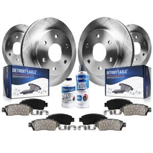 detroit axle - brake kit for 2010 2011 ford f-150 brakes rotors ceramic brake pads front and rear replacement 6 lug