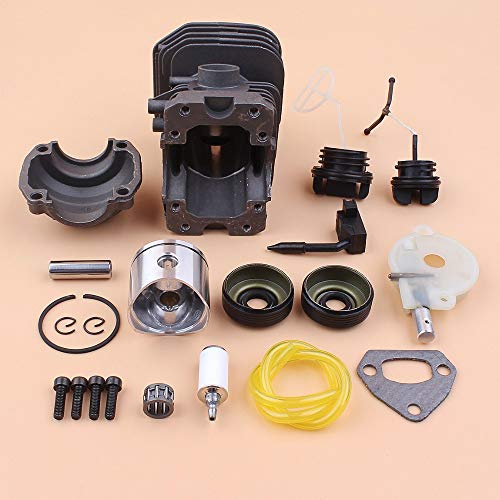 Laliva tools - 40MM Cylinder Piston Pan Oil Pump Oil Seal Cap Kit Fit Husqvarna 142 137 Gas Chainsaws Engine Motor Parts