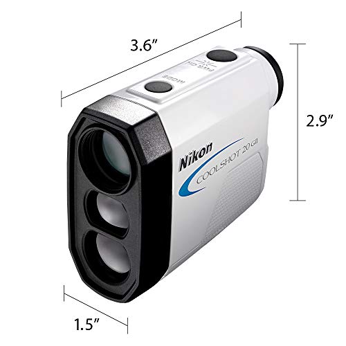 Nikon COOLSHOT 20 GII Golf Laser Rangefinder, White, 16667