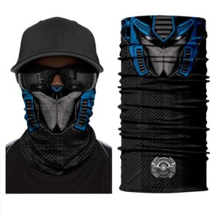 3D Transformers Neck Scarf Face Sun Scarf Balaclava Bandana Biker Headwear UV for Women Men Fishing Hunting Motorcycles Cycling Outdoor Sport