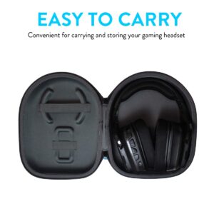 TUDIA EVA Case Compatible with SteelSeries Arctis Pro Gaming Headset, Hard Travel Shockproof Storage Case for Gaming Headset