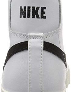 Nike Men's Basketball Shoes, White White Black 000, 12 Women/10.5 Men