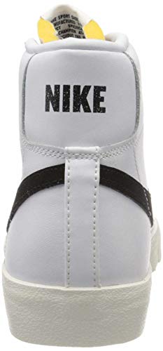 Nike Men's Basketball Shoes, White White Black 000, 12 Women/10.5 Men