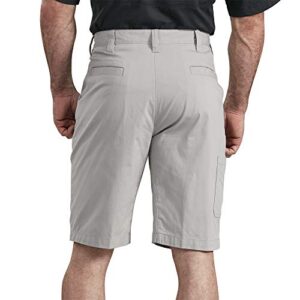 Dickies Men's 11 Inch Temp-iQ Performance Hybrid Utility Short, Nickel, 36