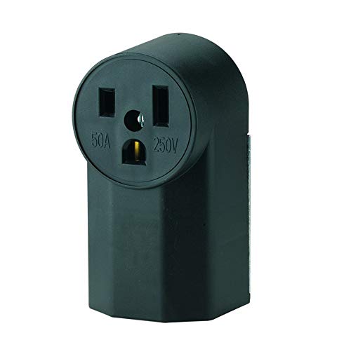 Welder 6-50R Plug-In Receptacle, 3-Pin Socket, Wall Mount Outlet, Power Box 220/250V NEMA Miller Lincoln Hobart Plasma Cutter Mig Tig Arc UL-FX6-50R