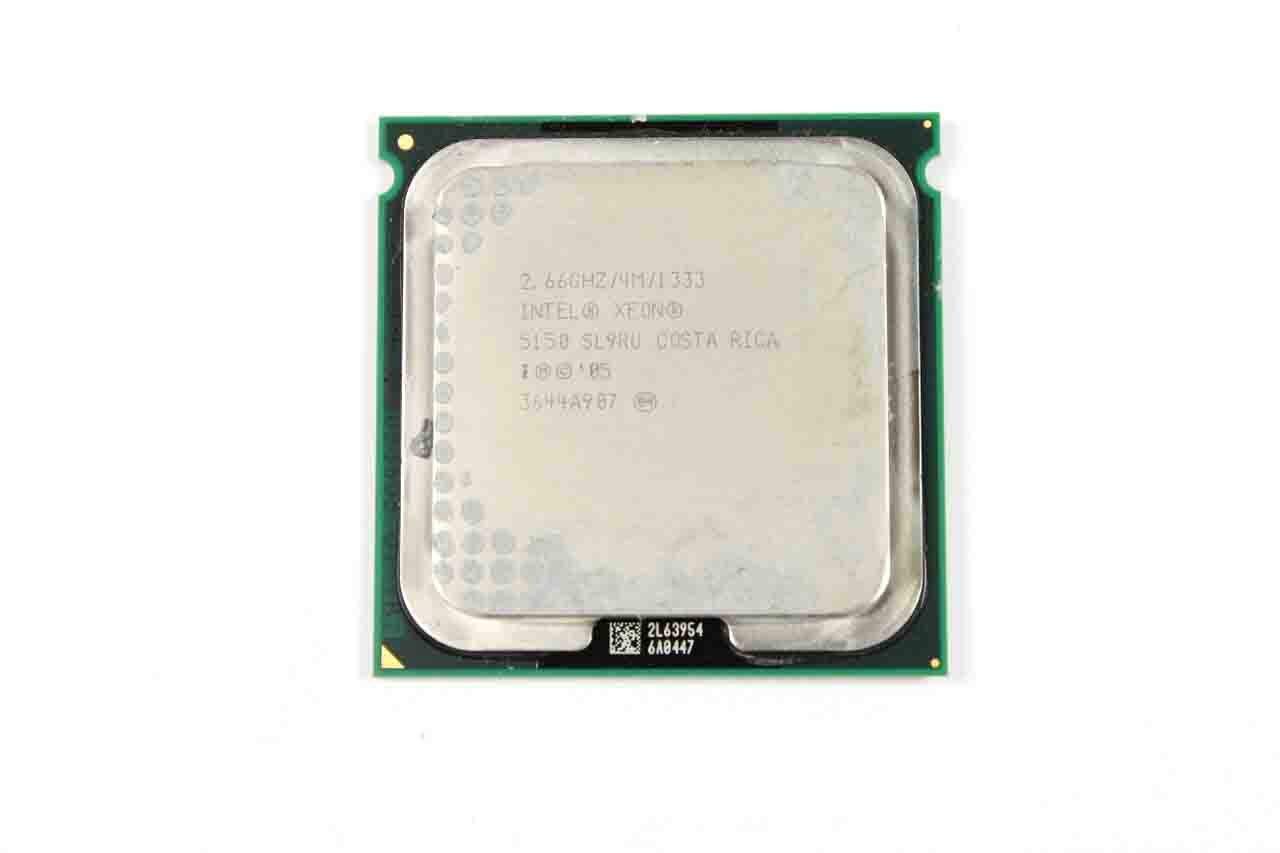 Intel Xeon 5100 Series 2.66GHz 4MB Cache 1333MHz LGA771 Dual Core CPU Processor SL9RU 0SL9RU CN-0SL9RU (Renewed)