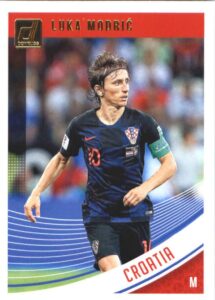 2018-19 donruss #116 luka modric croatia soccer card
