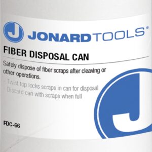 Jonard Tools FDC-66 Fiber Optic Scraps Disposal Can