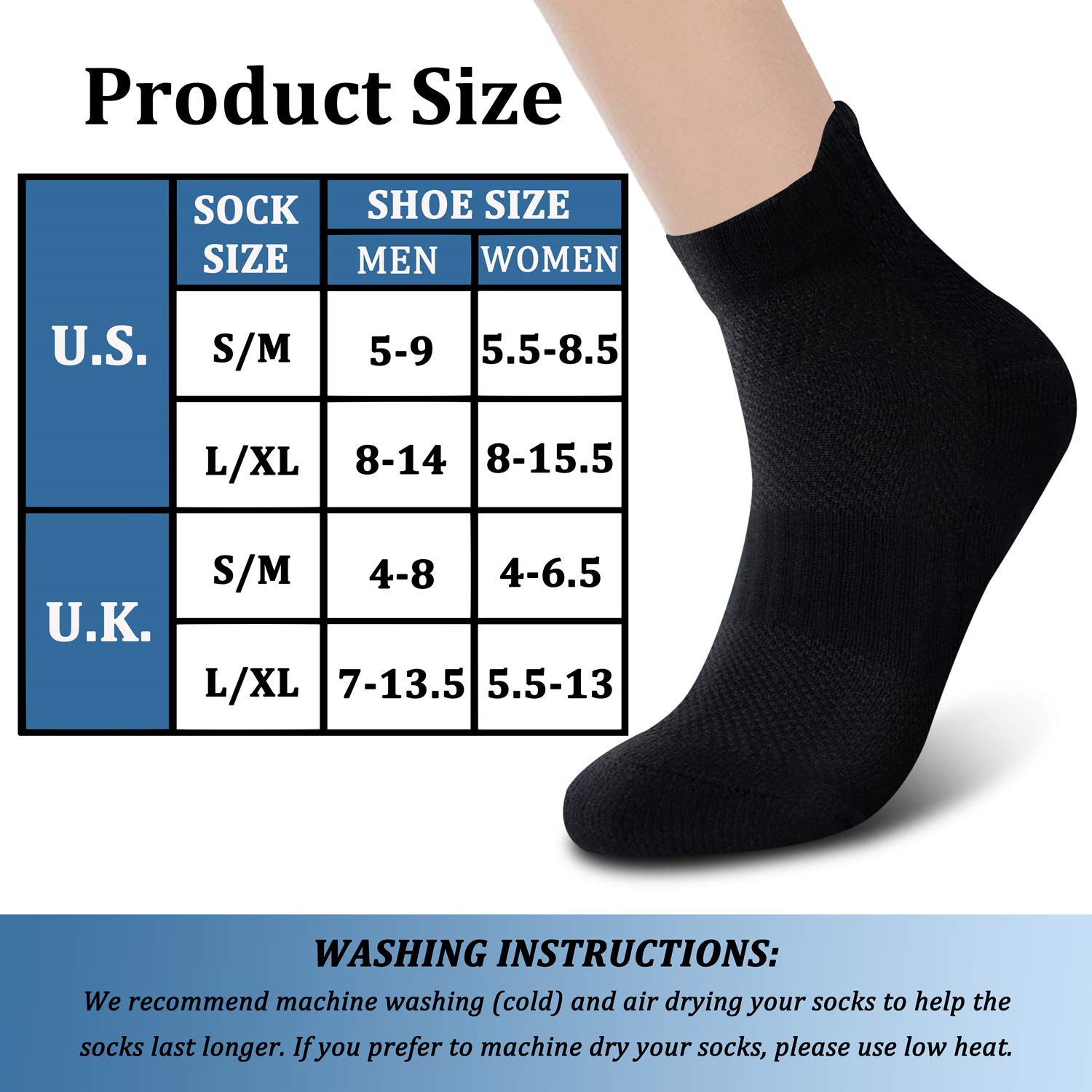 CHARMKING Graduated Compression Socks for Women & Men Circulation 15-20 mmHg is Best for Athletic, Running, Flight Travel, Pregnant, Cycling (Multi 13,S/M)