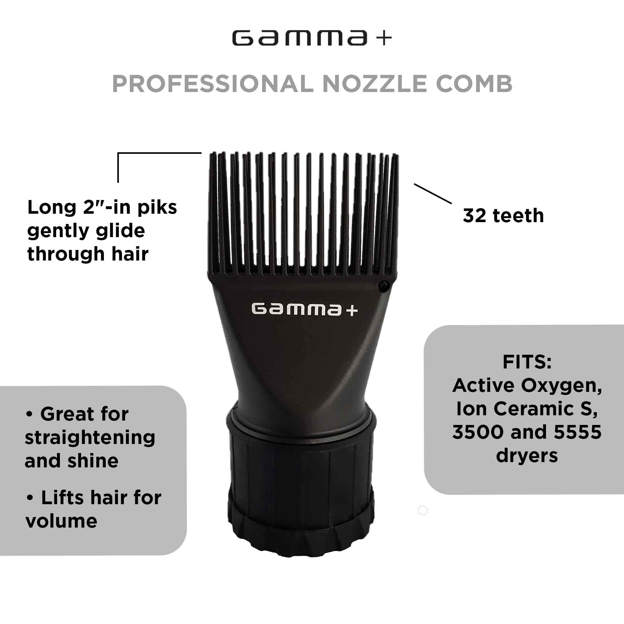 GAMMA+ Professional Hair Dryer Diffuser Attachment, Fits Only Gamma+ Dryer Models (Hot Pik)