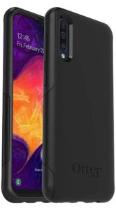 otterbox commuter lite case for samsung galaxy a50 - retail packaging - black