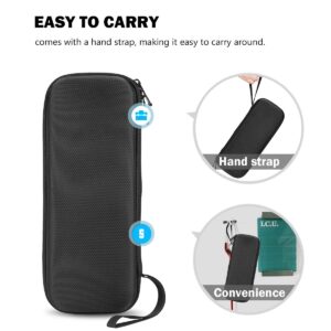 ProCase Stethoscope Hard Carrying Case, Shockproof Travel Storage Bag for Littmann/Omron/ADC/Dixie EMS Stethoscope, with Extra Mesh Pockets for Small Accessories [Device NOT Included] -Black