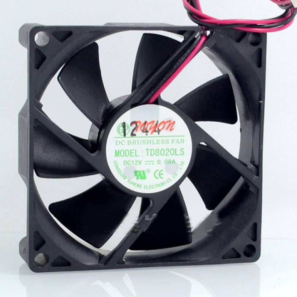 TD8020LS 12V 0.08A 8CM Water Dispenser Fan 808020MM Silent Fan