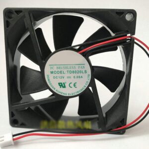 TD8020LS 12V 0.08A 8CM Water Dispenser Fan 808020MM Silent Fan