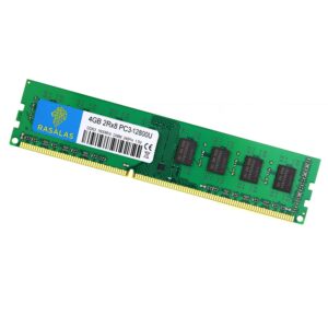 4GB DDR3 1600 MHz PC3-12800 CL11 Desktop Memory DIMM PC3-12800U Rasalas DDR3 4GB 2Rx8 Udimm 1.5V Dual Rank RAM 240-PIN for AMD Intel System Desktop Computer