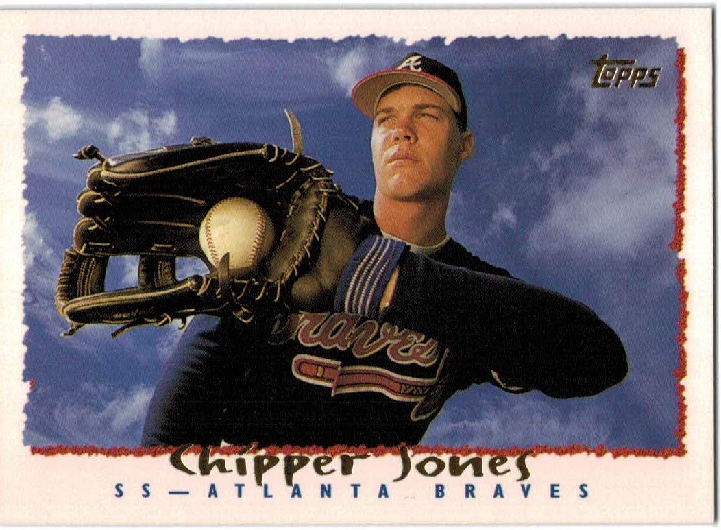 1995 Topps World Series Champion Atlanta Braves Team Set with Chipper Jones & Greg Maddux - 26 MLB Cards