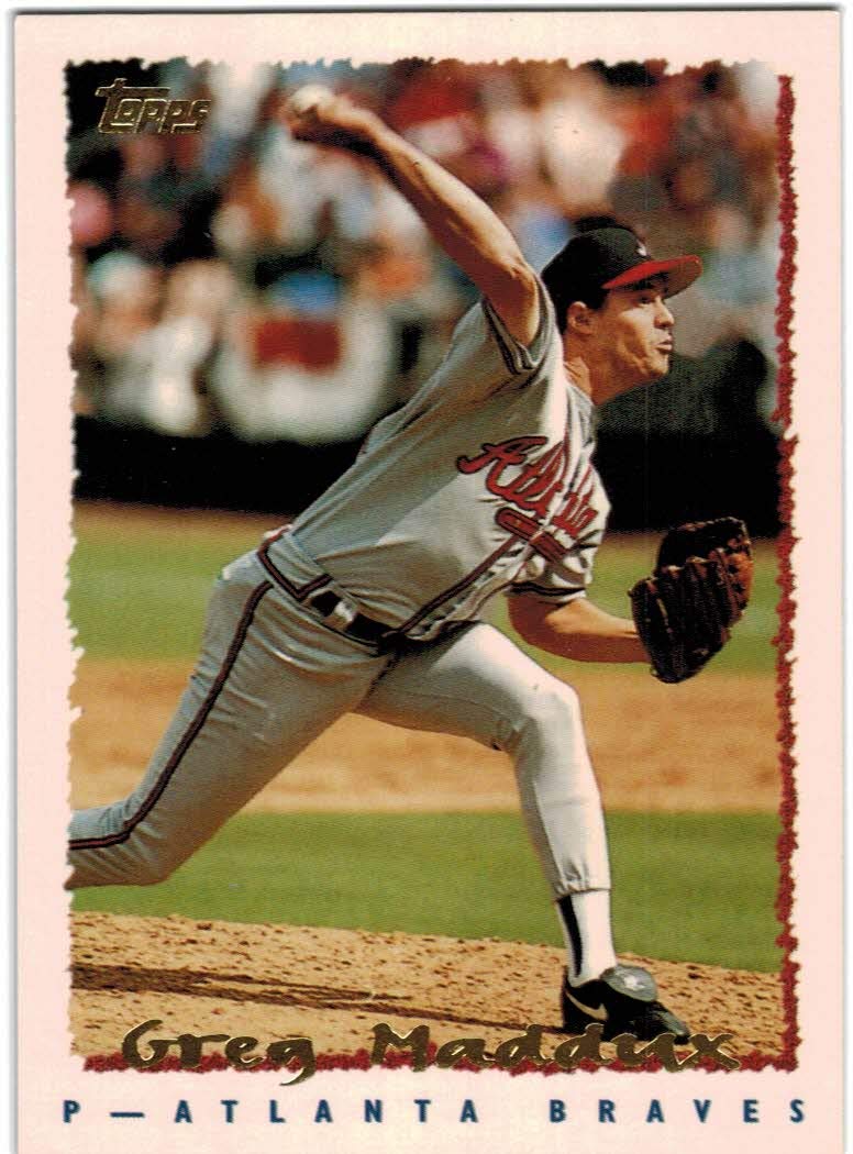 1995 Topps World Series Champion Atlanta Braves Team Set with Chipper Jones & Greg Maddux - 26 MLB Cards