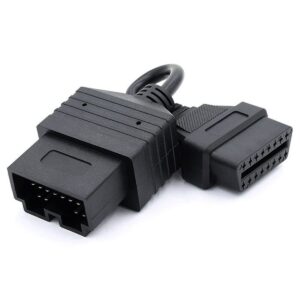 E-Car Connection 20 Pin OBD to 16 Pin Female OBD2 Diagnostic Adapter Connector Cable for KIA