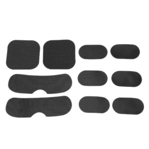 19pcs/Set EVA Foam Helmet Pads Soft and Helmet Protective Pads Foam Pad Replacement Accessories Compatible with Motorcycle ycle (Black)