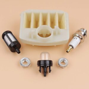 laliva tools - air filter spark plug primer bulb bar nuts kit for husqvarna 340 345 346 xp 350 353 chainsaw parts 537024003