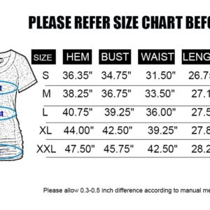 Ninedaily Yoga Tops for Women Loose Fit,Long Tunics Top for Yoga Pants Pilates Crop Stay at Home Casual Shirts Athletic Sport Activewear O Neck Open Back Details Cool Summer T-Shitrs Aqua XXL