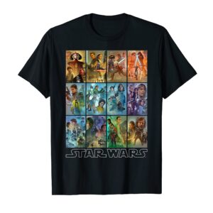 Star Wars Celebration Mural Art Panels T-Shirt