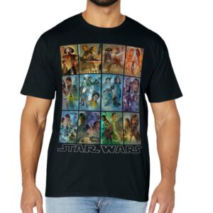 Star Wars Celebration Mural Art Panels T-Shirt