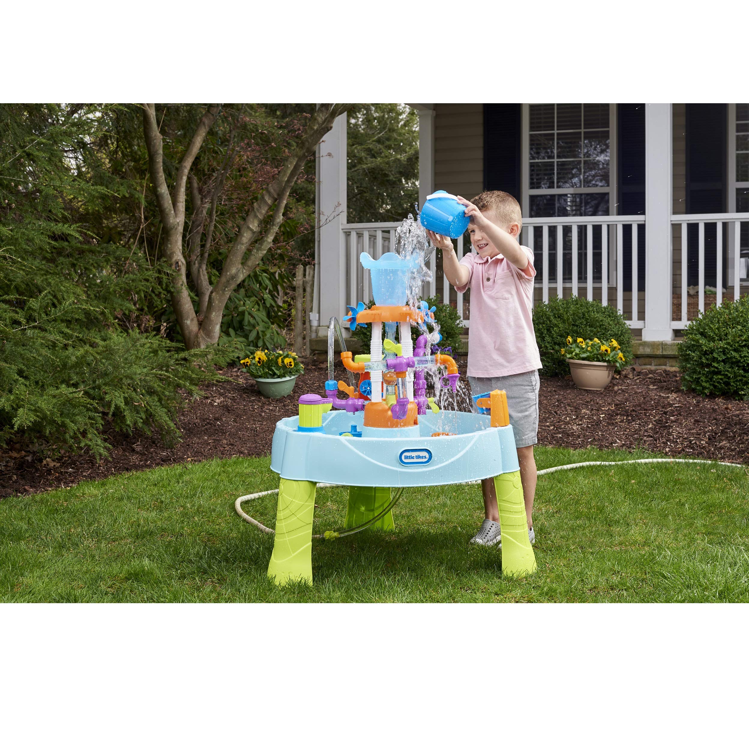 Little Tikes Flowin' Fun Water Table, 2 + years with 13 Interchangeable Pipes