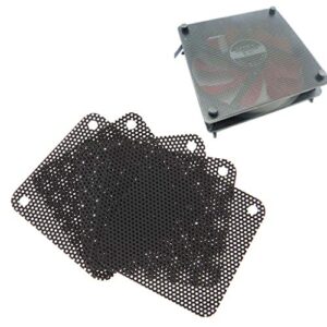 tebatu pvc fan dust filter pc dustproof case cuttable computer mesh cover 40mm mesh black