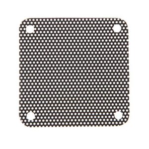 Tebatu PVC Fan Dust Filter PC Dustproof Case Cuttable Computer Mesh Cover 40mm Mesh Black