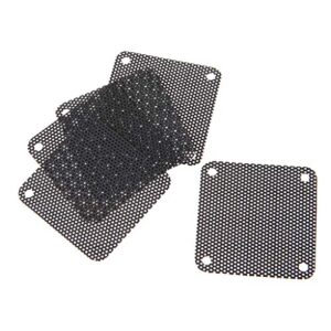 Tebatu PVC Fan Dust Filter PC Dustproof Case Cuttable Computer Mesh Cover 40mm Mesh Black