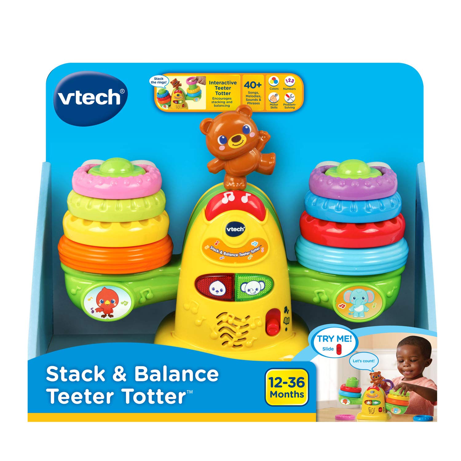 VTech Stack & Balance Teeter Totter, Multicolor