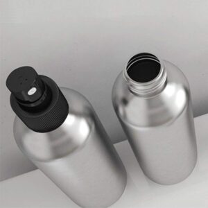 Cheung Constore 120ml 4oz Aluminum Fine Mist Atomizers Spray Bottle Metal Refillable Containers Liquid Storage Pump Vials For Essential Oils,Aromatherapy,Perfumes-2 Pack (Black Sprayer)