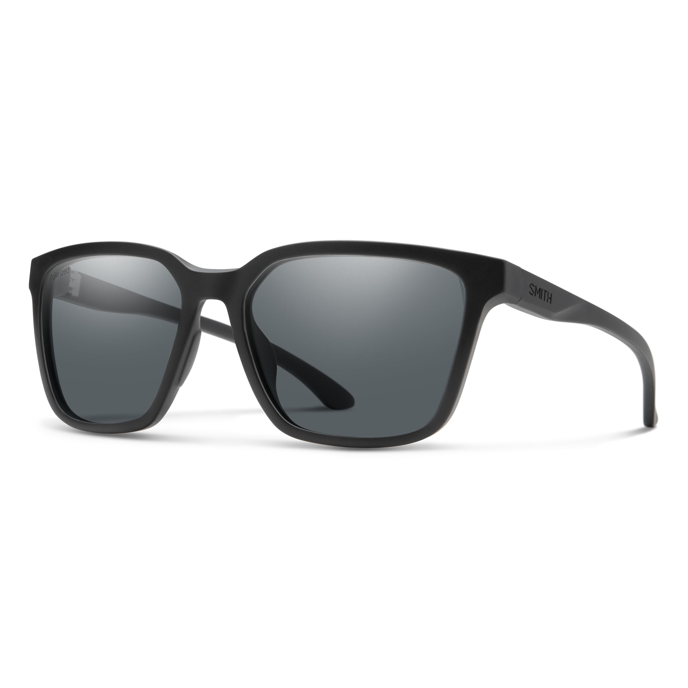 SMITH Shoutout Sunglasses – Performance Sports Active Classic Sunglasses – For Men & Women – Matte Black + Black ChromaPop Polarized Lenses