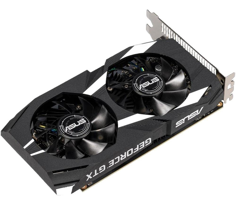 ASUS GeForce GTX 1650 Overclocked 4GB Dual-Fan Edition VR Ready HDMI DP 1.4 DVI Graphics Card (Dual-GTX1650-O4G)