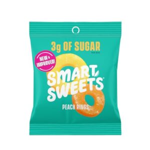 smartsweets smart sweets peach rings, 1.8 oz