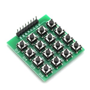 Tegg 1 PC 8 Pin 4x4 Matrix 16 Keys Button Keypad Module for Arduino Raspberry Pi