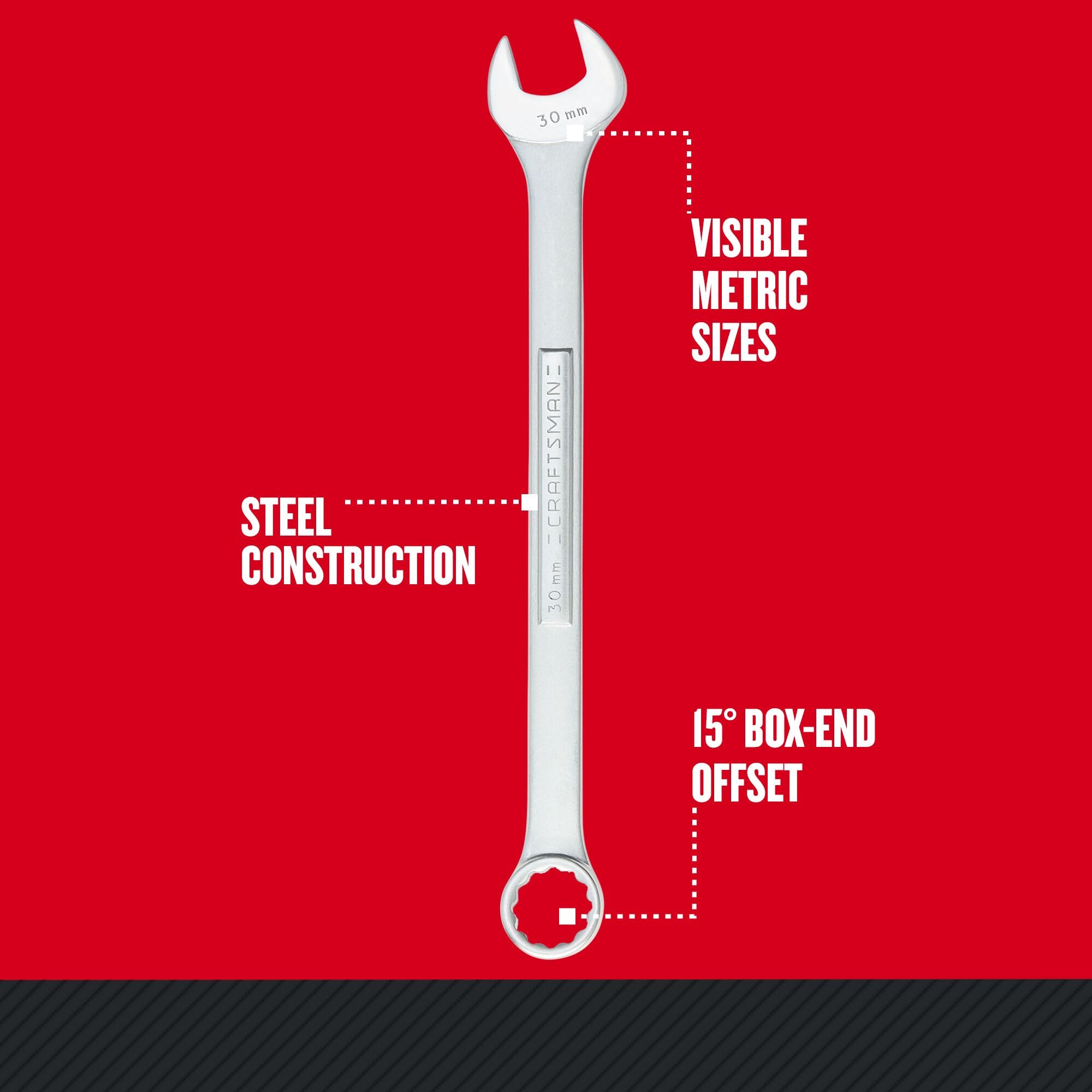 CRAFTSMAN Wrench Set, Metric, Jumbo, 5-Piece (CMMT12055)