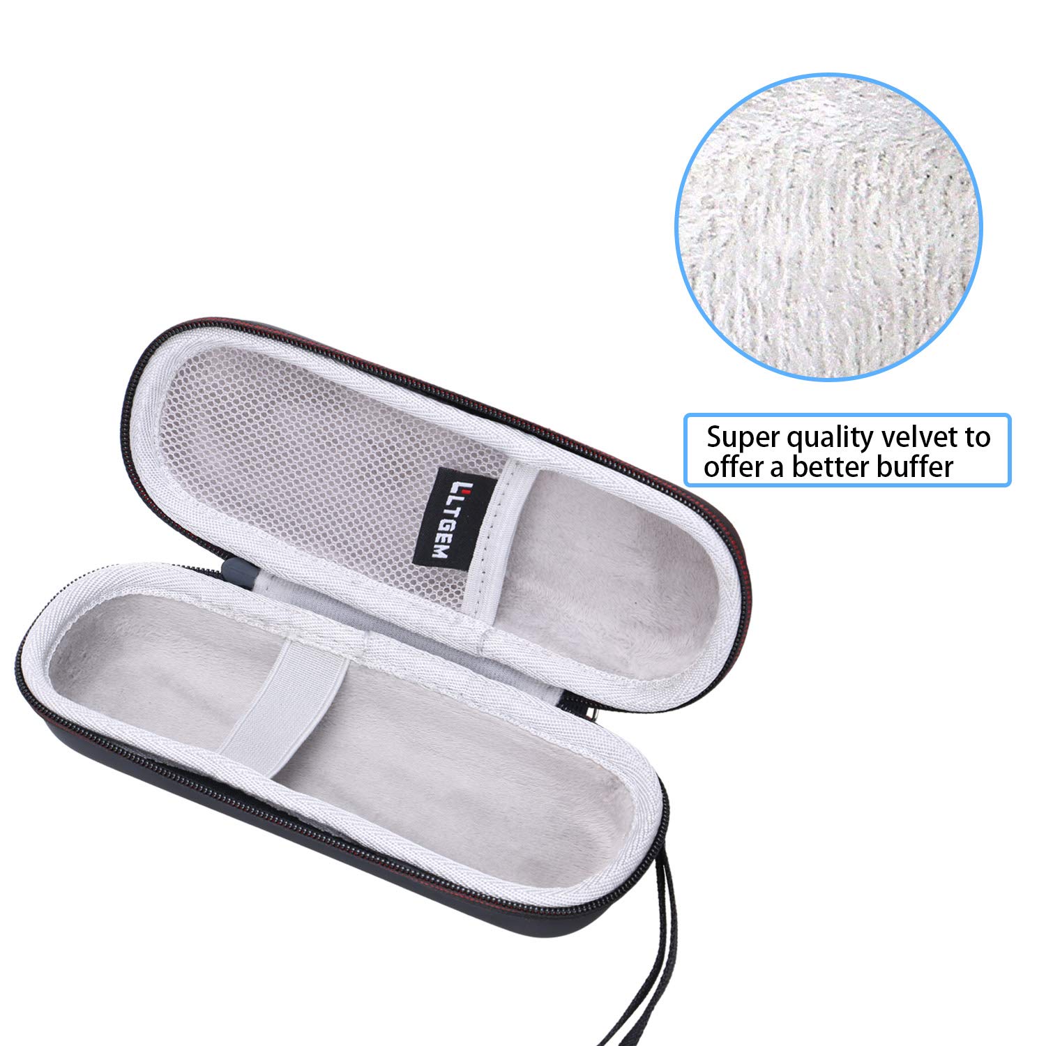 LTGEM EVA Hard Case for Panasonic Nose Hair Trimmer and Ear Hair Trimmer ER-GN30-K, Men's Wet/Dry Trimmer Cleaning System (Case Only)