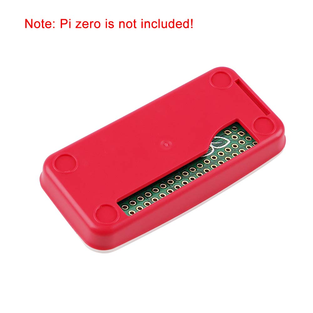 MakerFocus Raspberry Pi Zero W Official Case New, RPI Zero ABS Box Cover Shell Enclosure Cases Compatible for Raspberry Pi Zero V 1.3 Pi 0 with 2pcs 15cm Camera FFC Flex Cable