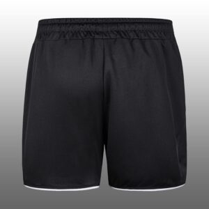 FLYFIREFLY Men's 4" Workout Running Shorts Quick Dry Lightweight Gym Yoga Shorts Black