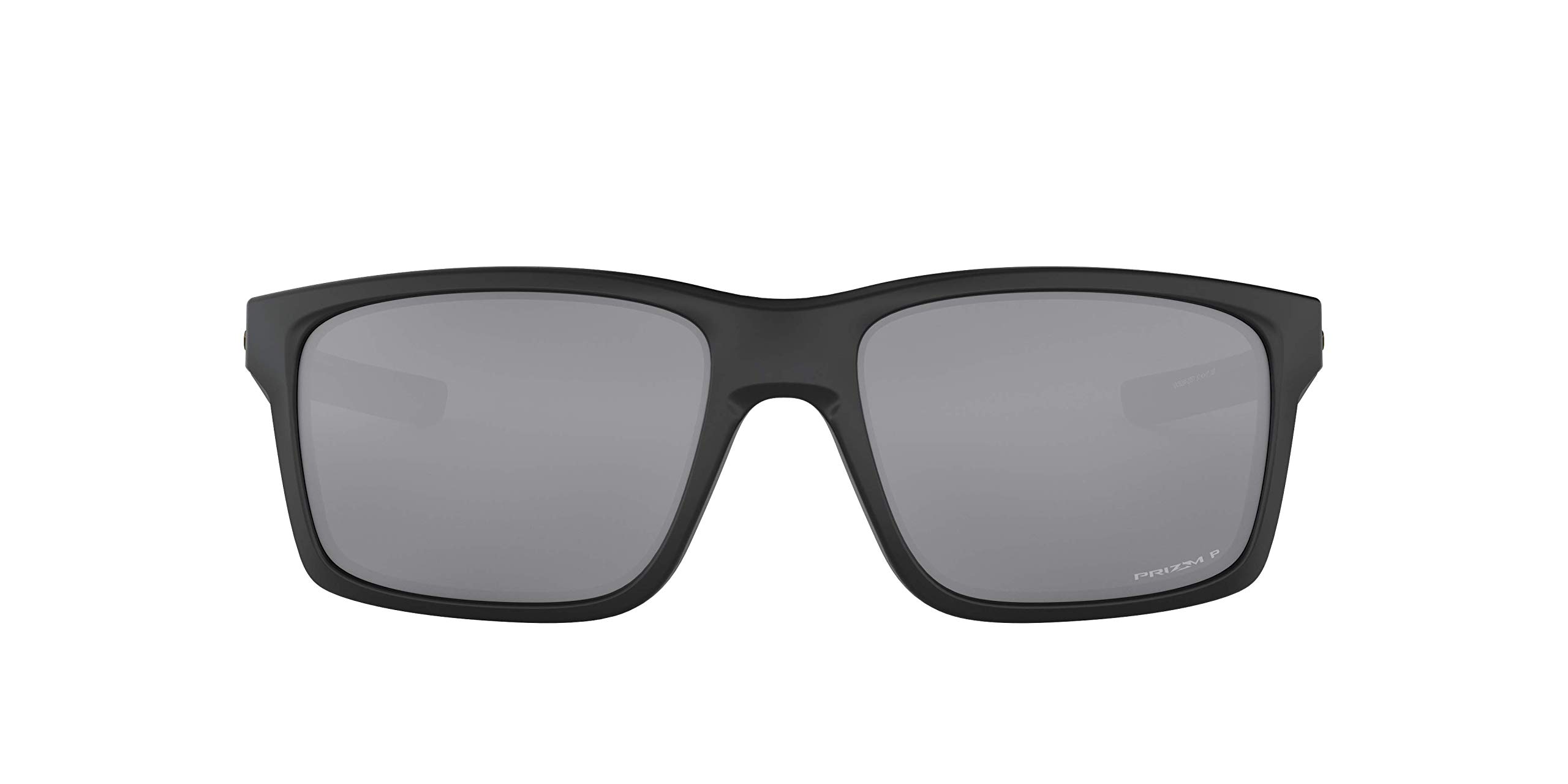 Oakley Men's OO9264 Mainlink Rectangular Sunglasses, Matte Black/Prizm Black Polarized, 61 mm