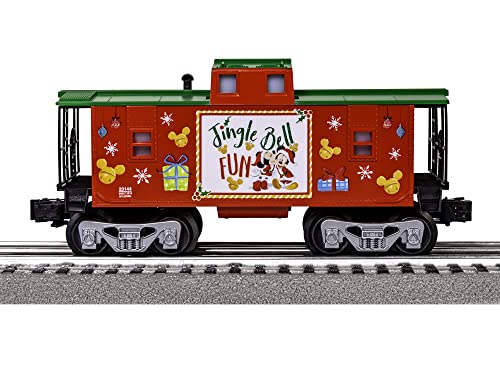 Lionel Disney Christmas LionChief 0-8-0 Set with Bluetooth Capability, Electric O Gauge Model Train Set with Remote 0.5 Liters